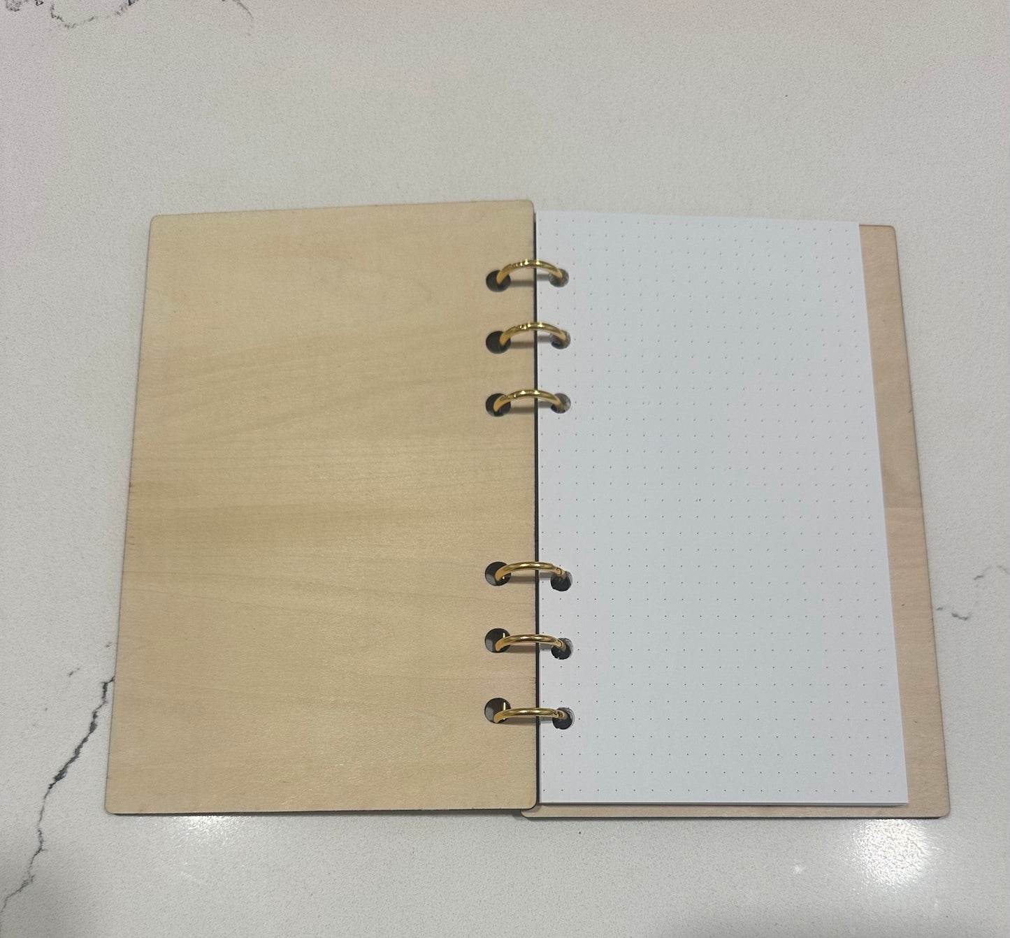 Open notebook interior