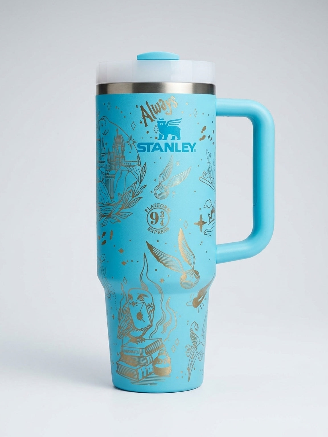 Custom laser engraved 30 oz Stanley tumbler